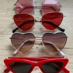 LOT OF FOUR sunglasses american eagle